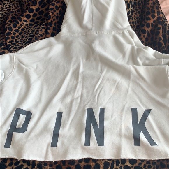 PINK cropped hoodie - Picture 2 of 2